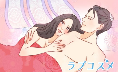 ピロートークをしている男女
