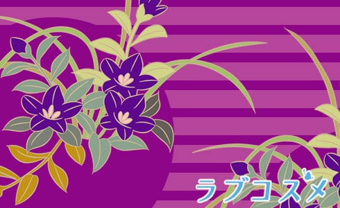 紫の和柄