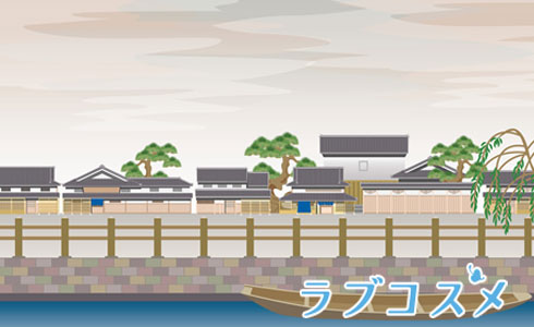 江戸時代の街並み