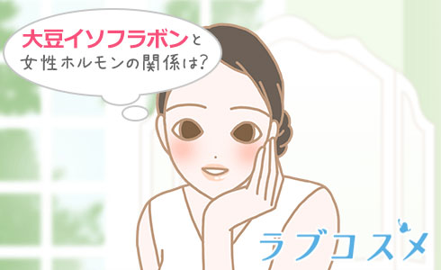 大豆イソフラボンと女性ホルモン?
