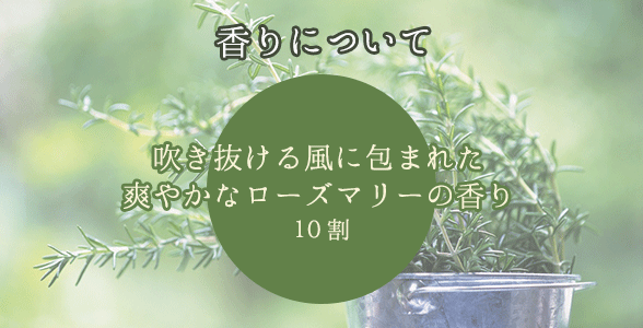 香り ローズマリーの香り